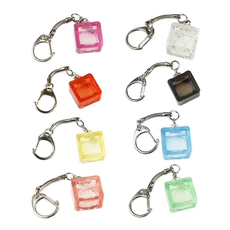 Translucent Keychain Pendant for Testing Mechanical Keyboard Switches Stress Toy