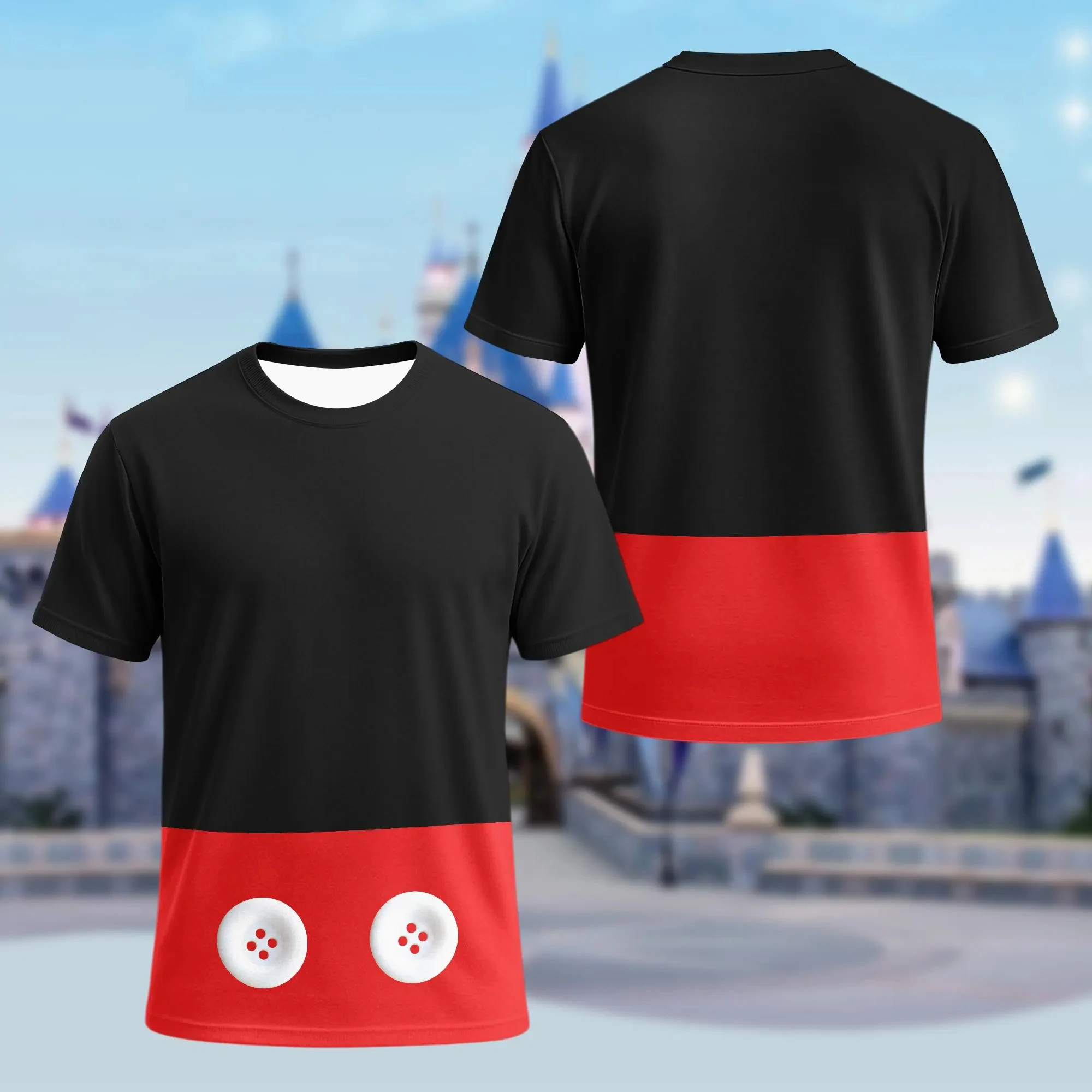2027 Mouse And Friends Family Cosplay Graphic T Shirt Kids Boys Girls Adults Cartoon Character Casual Outdoor Daily Wear Top