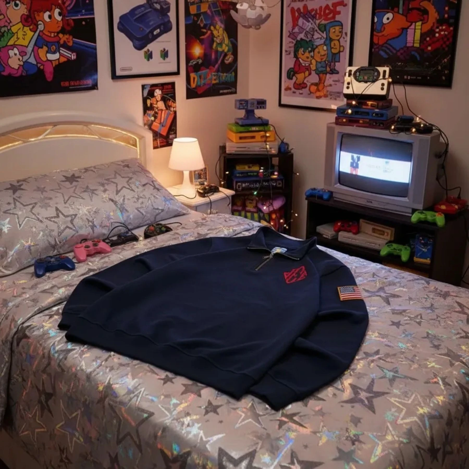 

Женские худи с вышивкой на молнии до середины груди, повседневная уличная одежда в стиле Харадзюку, свитшоты Y2K оверсайз, женская одежда