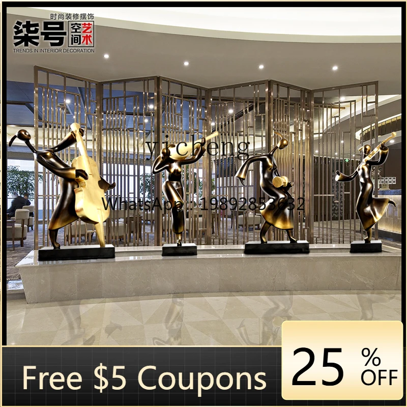 EE  Welcome Character Hotel Lobby Large Floor-standing Soft Decoration Craft