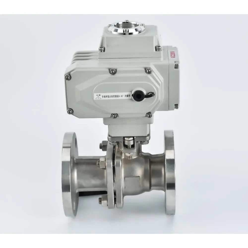 Small Electric Actuator High Quality Stainless Steel Ball Valve Standard Control Valve