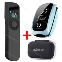 Rechargeable Medical Oximeter Strap Lanyard Fingertip Pulse Oximeter Blood Oxygen Saturation Monitor Digital LED Display Child