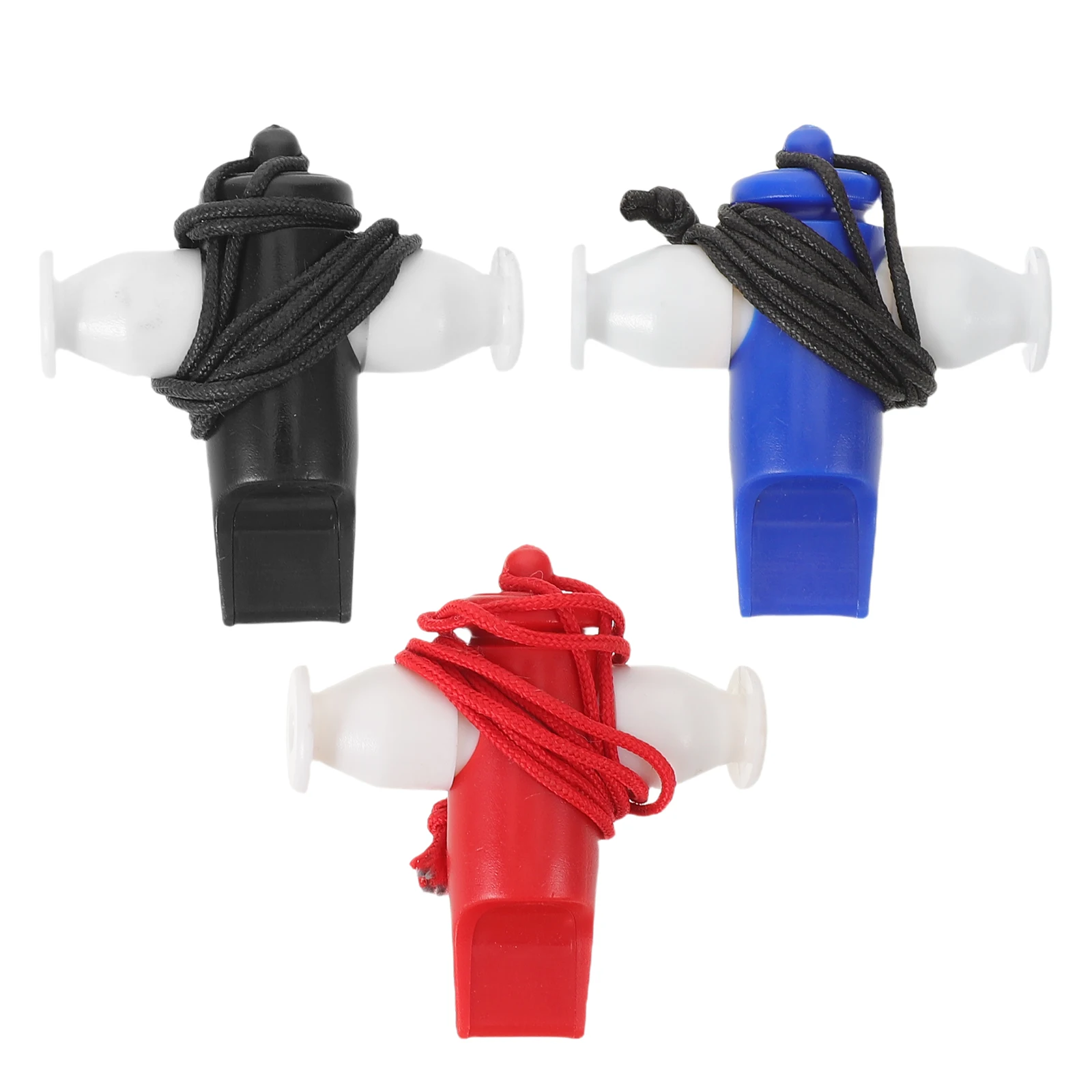 3 قطع من صفارة أورف سامبا: آلة موسيقية بلاستيكية خفيفة الوزن لحفلات أعياد الميلاد والمناسبات التعليمية وصوت ممتع