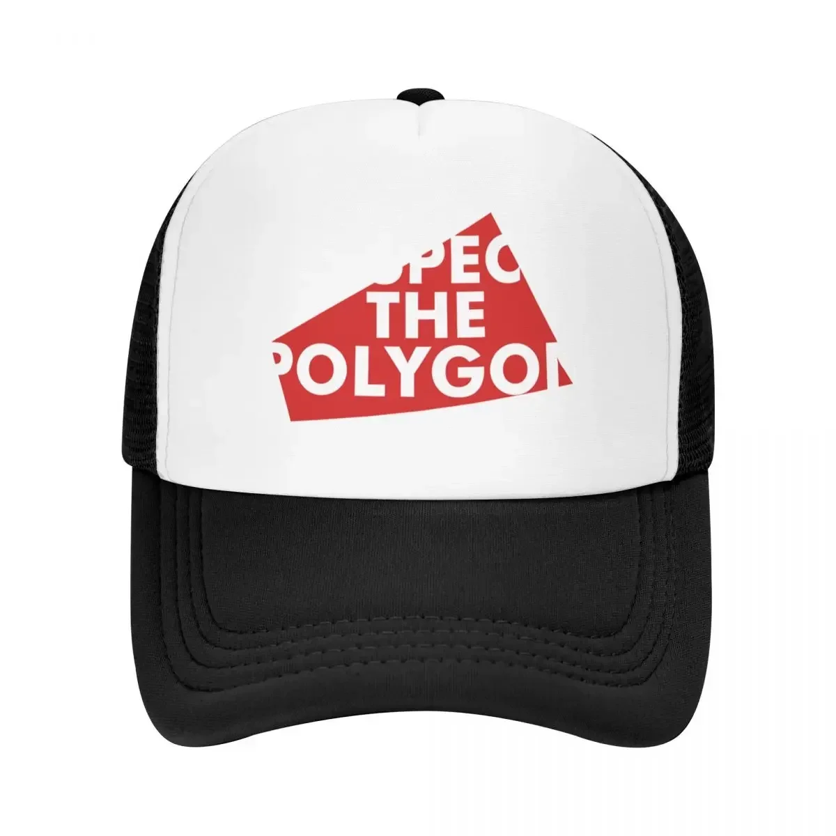 Respect The Polygon Baseball Cap Mountaineering Black Derby Hat Bobble Hat Men Luxury Brand Women's