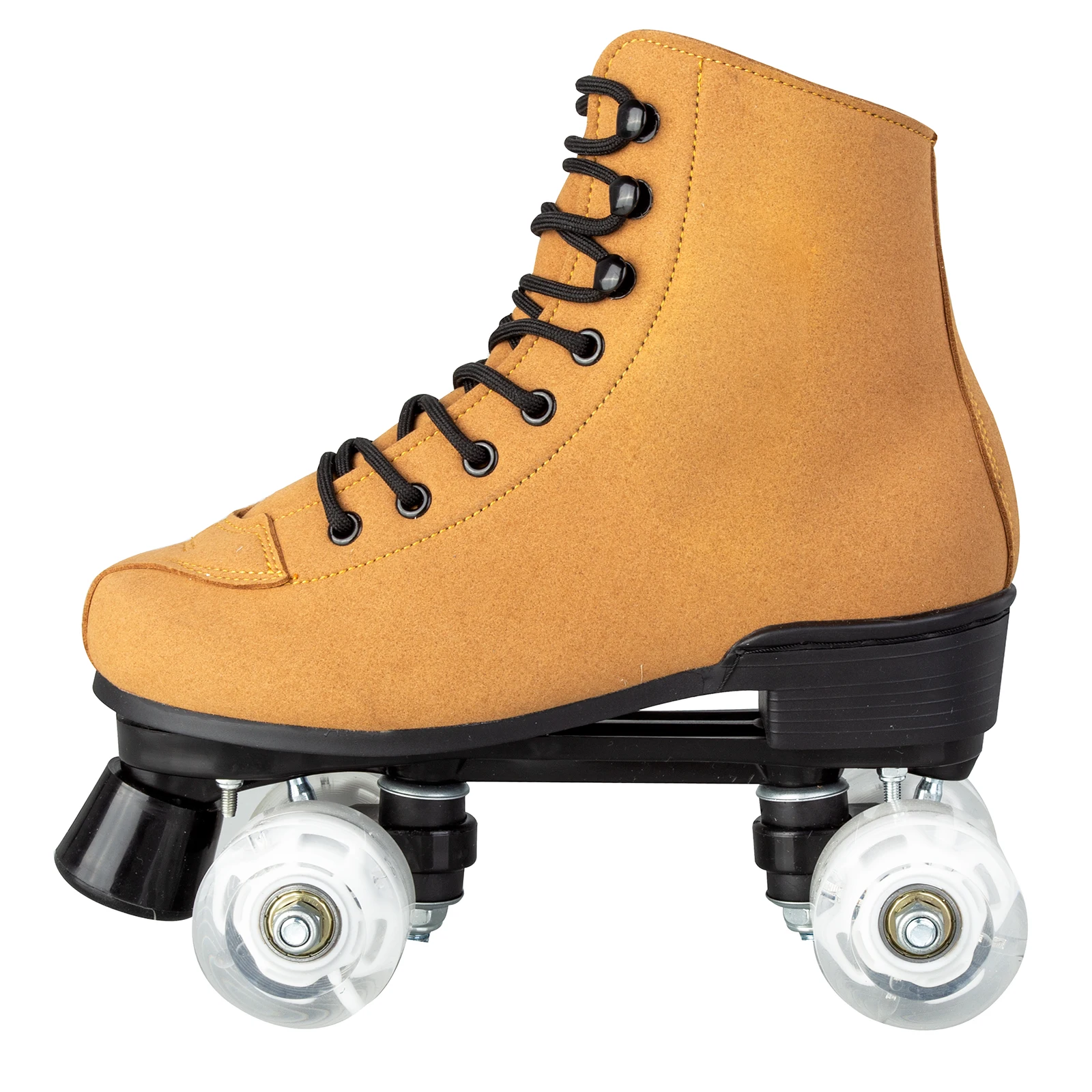 Double Row Skates Sneakers Rollers 4 Wheels Adult Men Roller Skate Pu Leather Non-slip Wear-resistant Beginner Wheel Sport Shoes