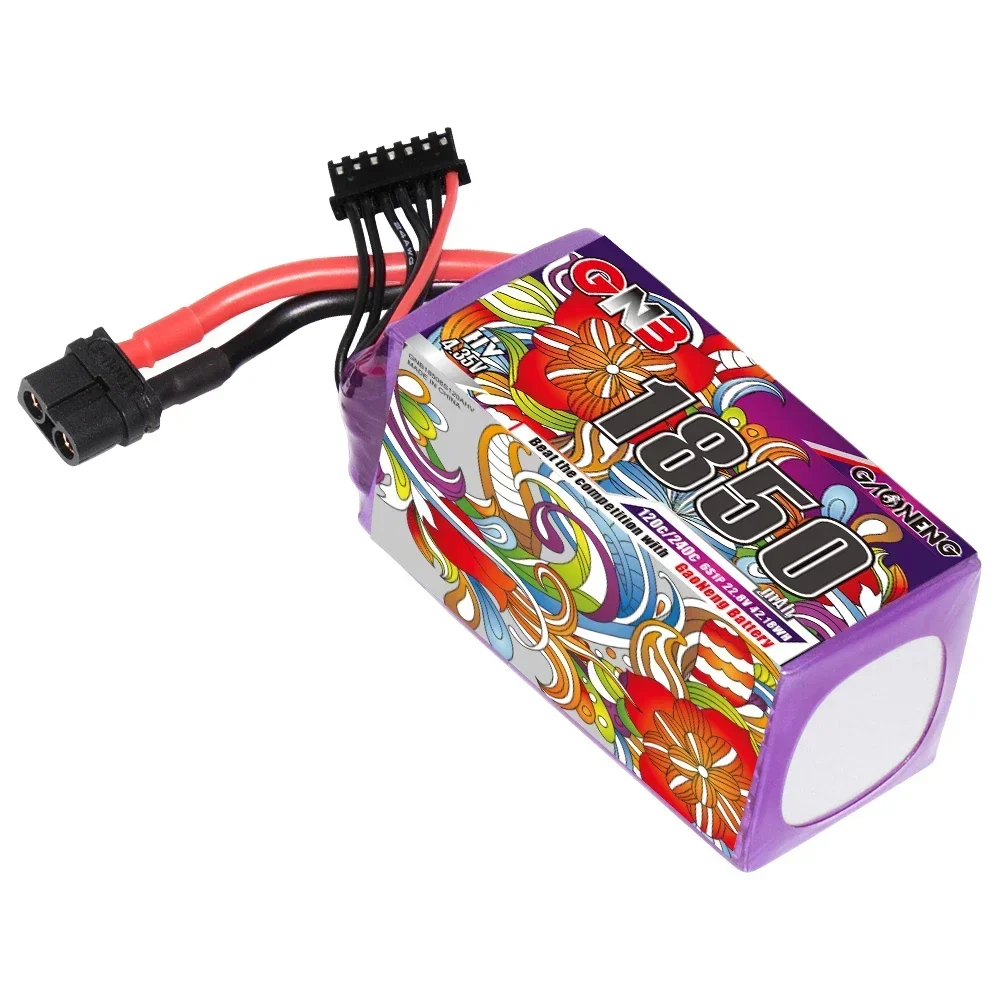 GAONENG GNB 1850mAh HV 6S 120C 240C 22.8V XT60 LiPo Batterij 5 tot 6 inch Drone 180-330mm Borstelloze FPV Crocodile5 Baby