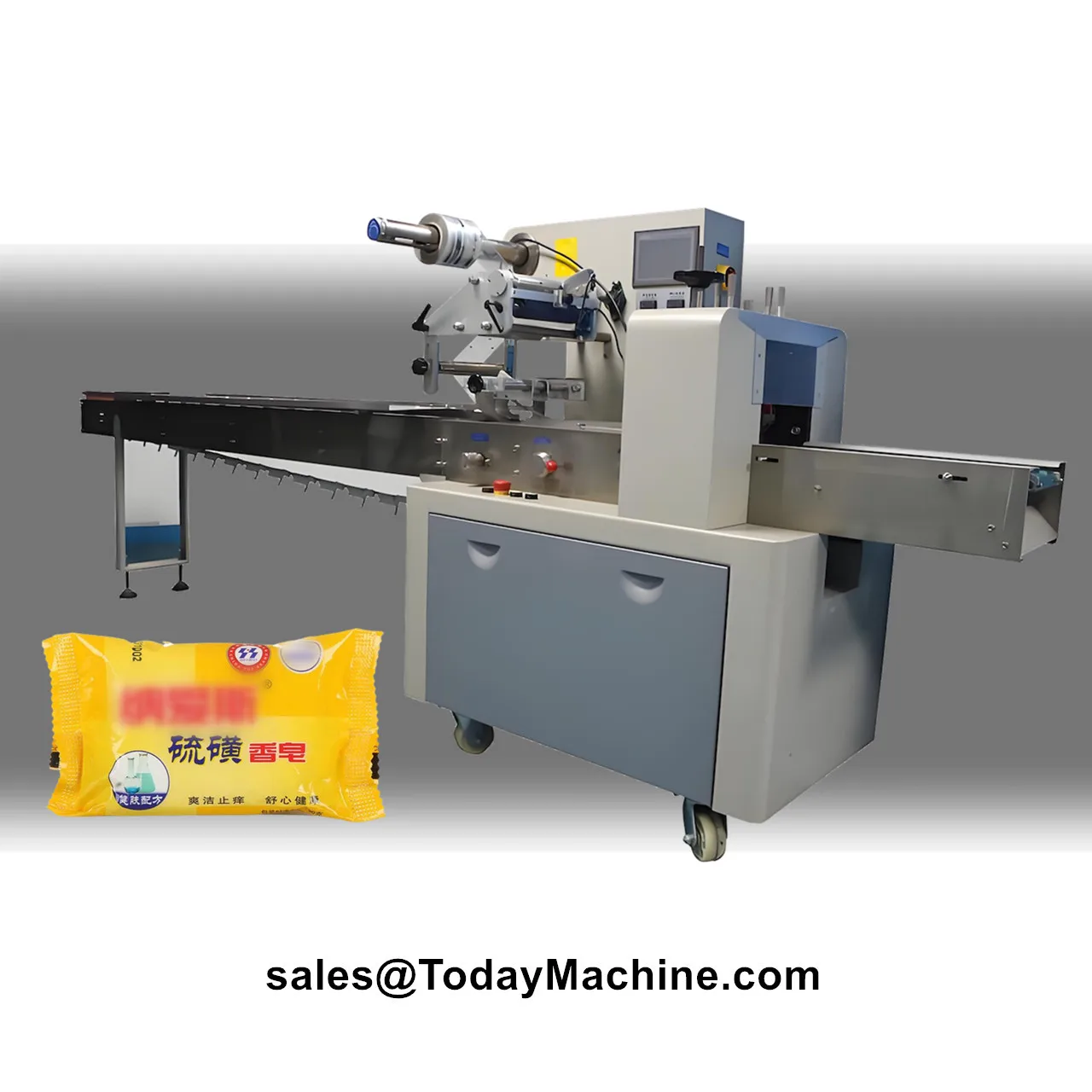Automatic Horizontal Popsicle Chocolate Instant Noodles Candy Pillow Wrapping Machine