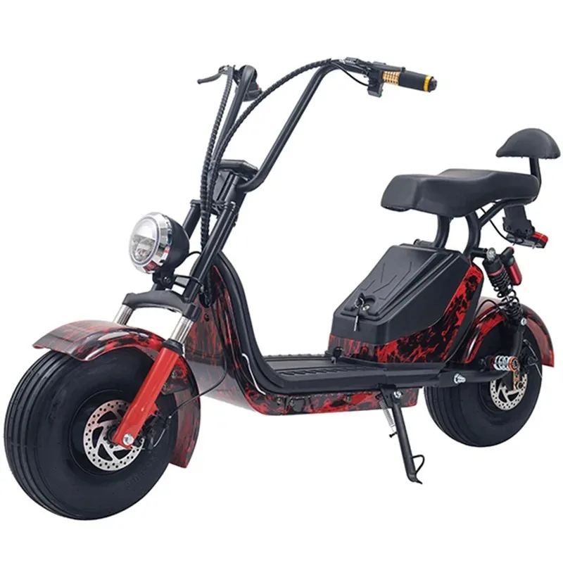 CityCoco 1500W Electric Scooter Adults Powerful Electric Vehicle 12ah Lithium Front Brake Digital 1000W Motor Options Available