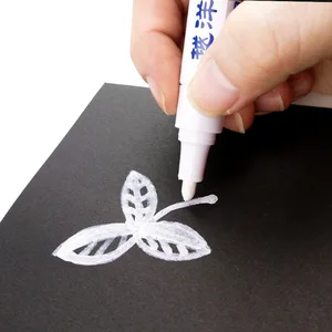 Wasserdichtes weißes Dauerkautschukmalerei Marker, Auto Reifen, Umweltreifen Highlighter Stift, Farbe 12 12 Hauptverkaufs -Cricut -Marker - №5