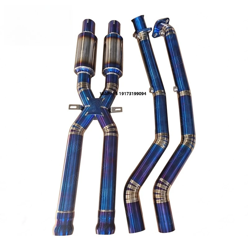 

Performance Titanium Valvetronic Exhaust Front Middle X Pipe for E90 E93 E92 M3 Exhaust