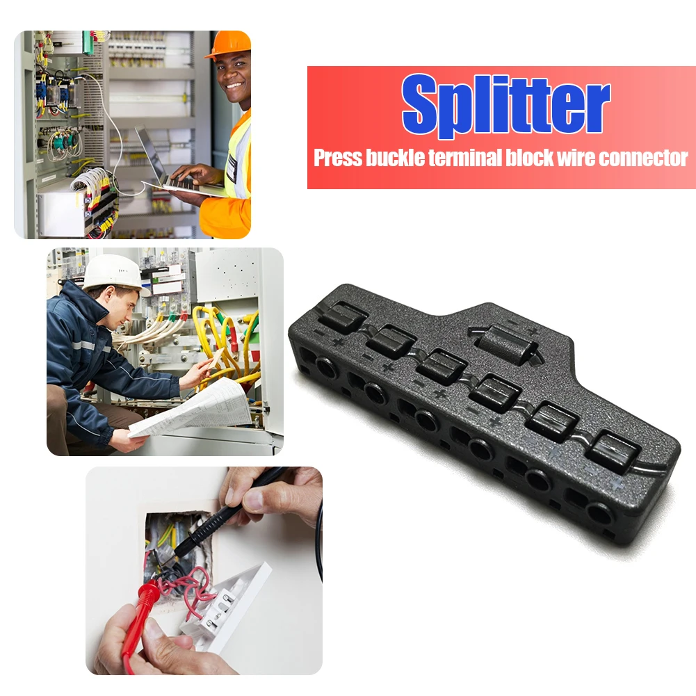 Led Splitter Lighting In-Line Terminal PP Safe  Block Distribution Electronic Element Row Wire Device