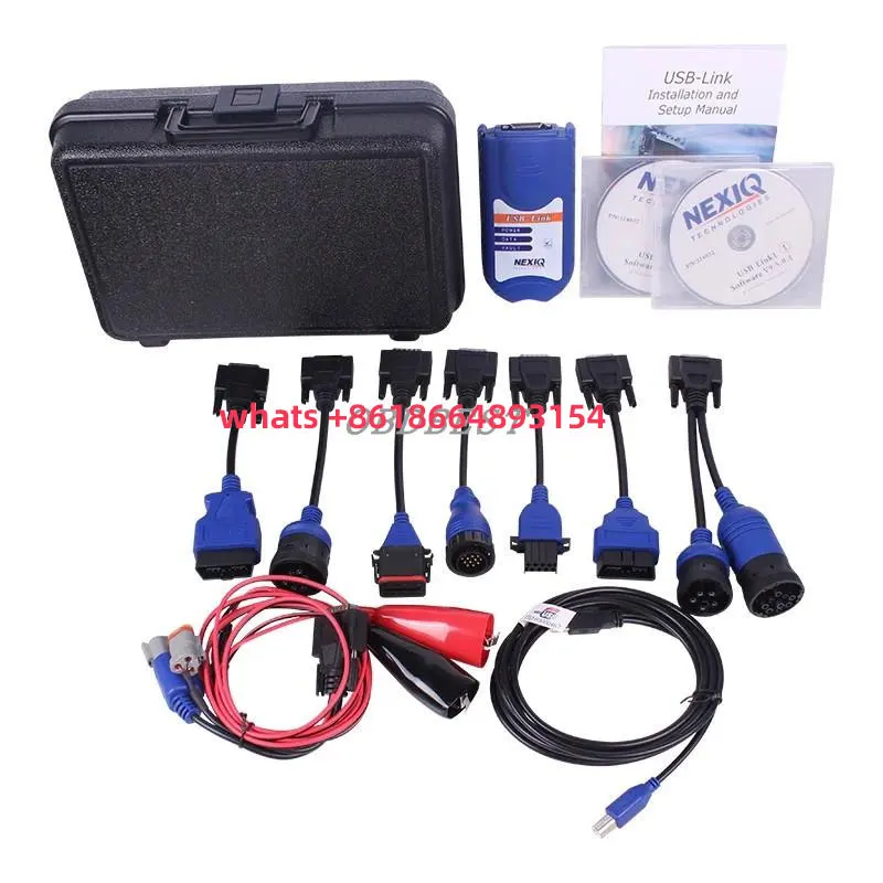 NEXIQ USB Link 125032, дизельный грузовик, интерфейс OBD2, диагностический инструмент для тяжелых грузовиков, сканер, инструмент для чтения грузовиков