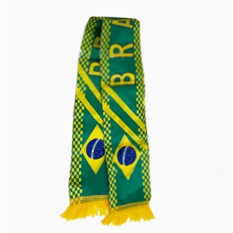 2026 Football Scarves: Brazil, Argentina, Germany, Spain, France, USA, Mexico, Canada – Designer Knitted Scarves