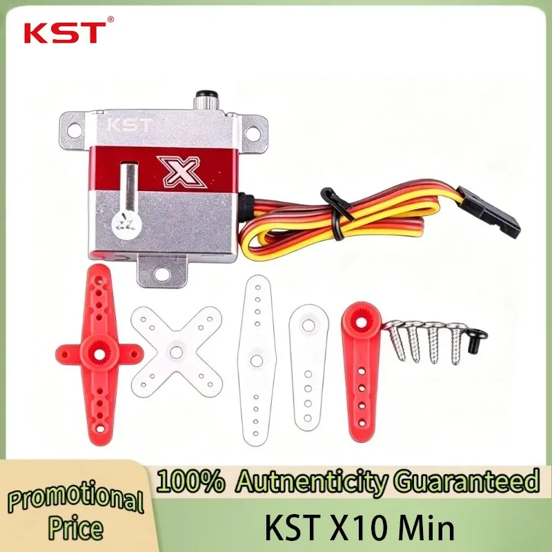 KST X10 Mini HV Metal Gear Digital Wing Coreless Servo – High Torque 4.8-8.4V for RC Model Airplane Drone Helicopter RC Parts