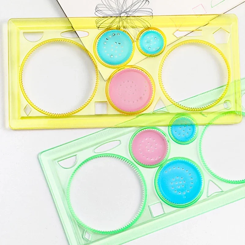 1 pièce : règle de dessin géométrique multifonctionnelle et créative, outil de traçage corporel, modèle pour puzzles, croquis, peinture et arts plastiques, outil d'apprentissage scolaire pour les élèves.