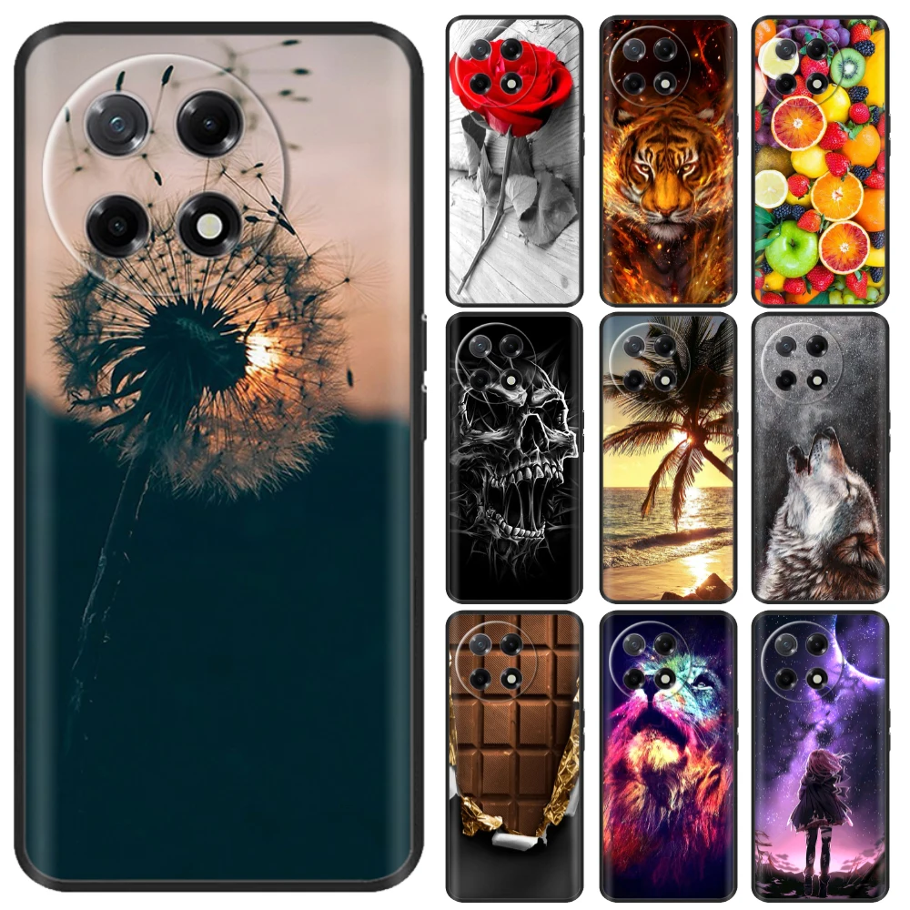 For Tecno Camon 30S Pro Case 2024 Fashion Flower Slim Silicone Cover Bumper For Tecno Camon 30S Camon30S Fundas Coque Shockproof