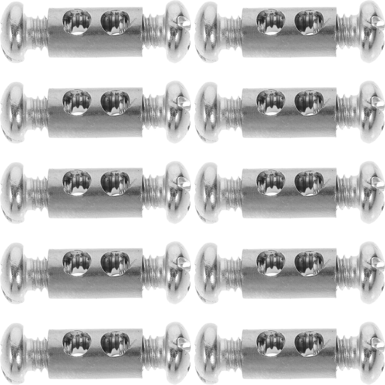 Vite per clip per cavo di fissaggio per morsetto per fune metallica da 10 pezzi in acciaio al carbonio inossidabile per ringhiera