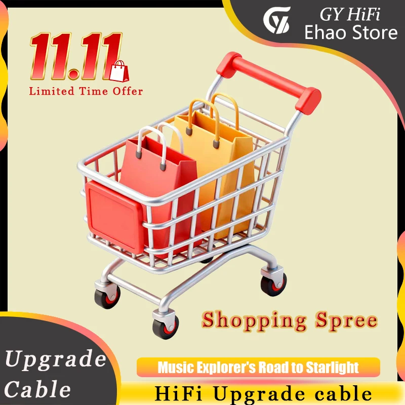 

GY HiFi Limited Time Special Offer Headphone Upgrade Cable 4.4mm Balanced 0.78 2Pin/mmcx Audio Cable