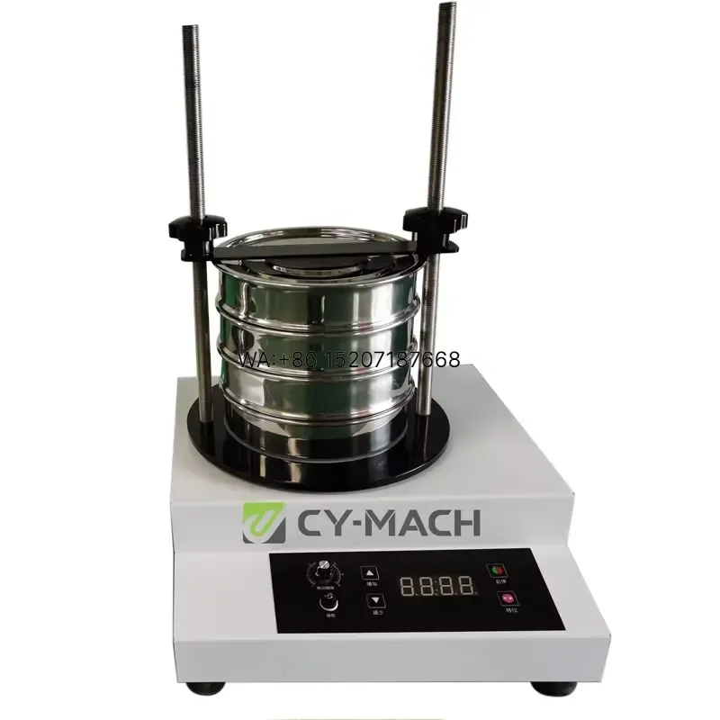 Wmwmnu Electromagnetic Vibrating Sieve Shaker Screen for Sand Gravel Soil Particle Size Analysis