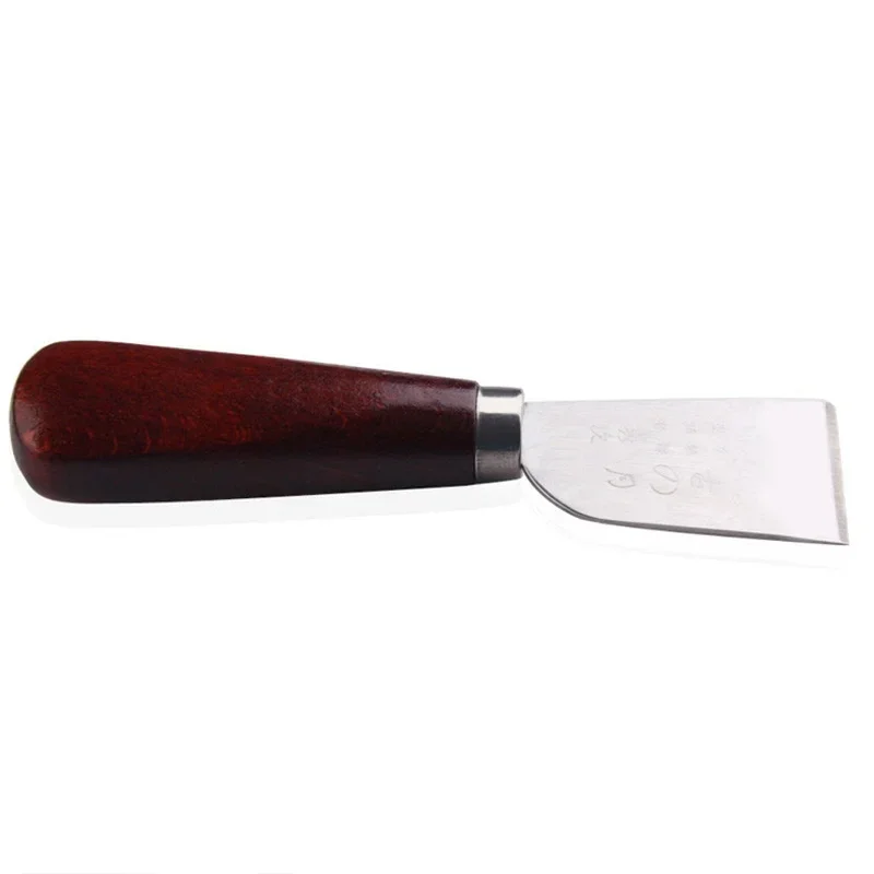 Leather Craft  Home Decoration Tools Leather Cutting Stainless Steel Knife Craft Tool Wooden Handle High Quality