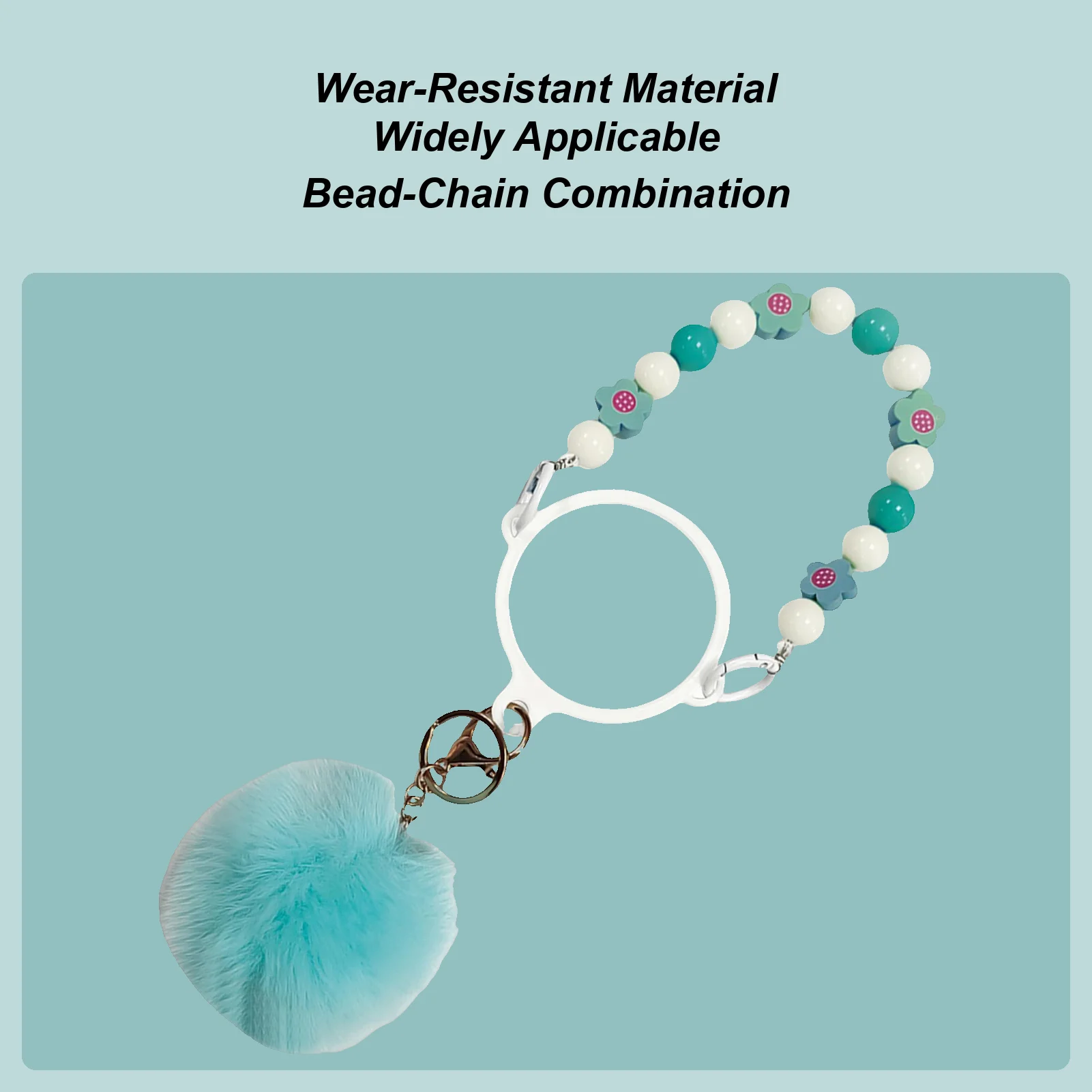 

Water Bottle Straps For Carrying Tumbler Straps For Carrying With Keychain Beaded Carrier Cup Accessories For Outdoor Sports