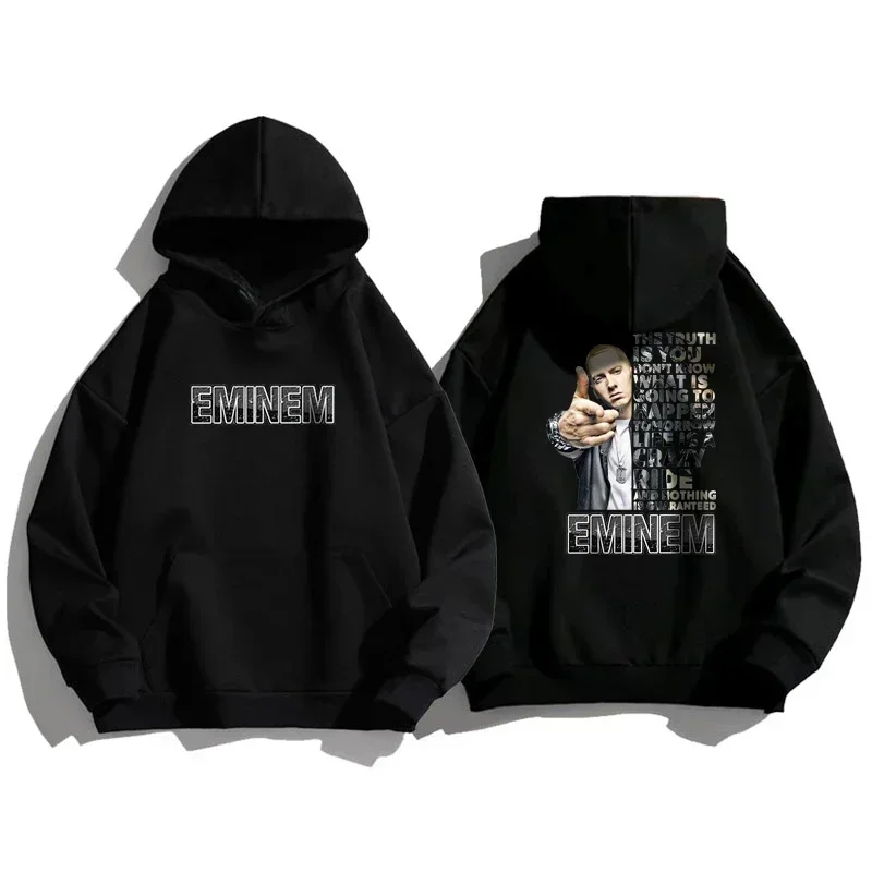 Autumn Spring Eminem Hoodies Men Women Fashion Hoody Pullover Sweatshirts Boy Coats Cotton Sweats Rapper Hip Hop Clothes Punk