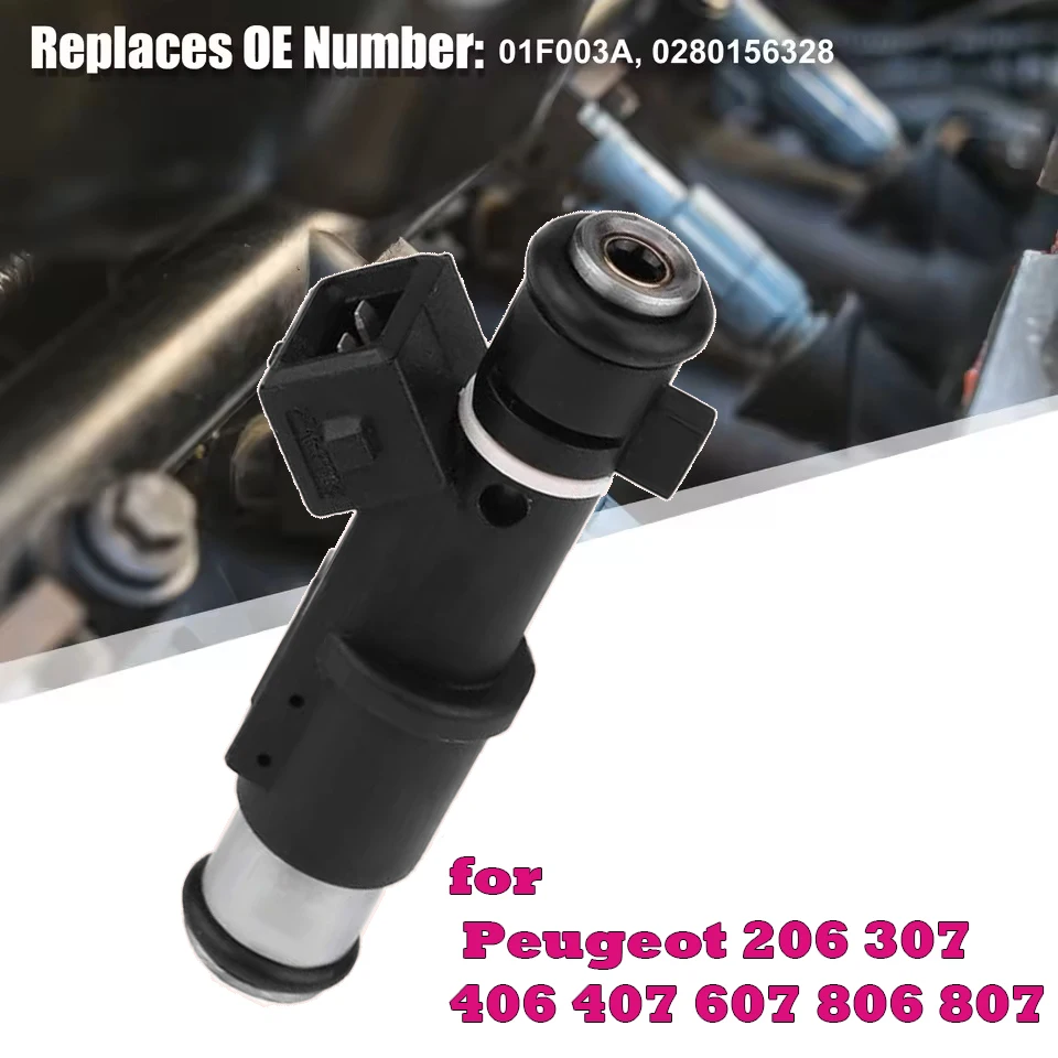 Fuel Injectors Valve 01F003A For PEUGEOT 307 406 407 607 806 206 EXPERT CITROEN C4 C5 C8 EVASION JUMPY XSARA 1984E2 9632126780