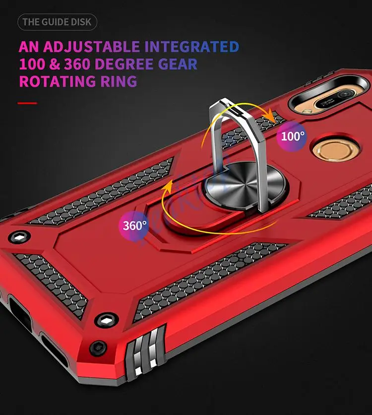 Armor Shockproof Case For Huawei Y9 Y5 2019 Y6 Y7 Y9S P30 Pro P20 P40 Honor 10 Lite 8A 8S 9X 20S 9C 9S 20 P Smart Z Bumper Cover image 4