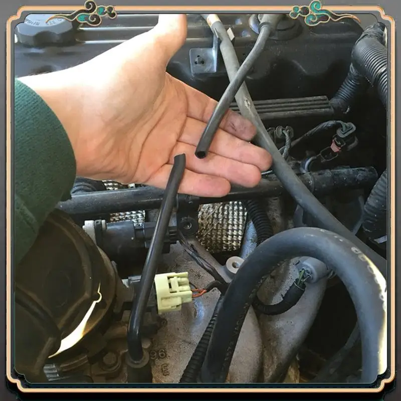 

PCV Valve Crankcase Tube Vacuum Black Crank Case Ventilation Hose 4854265 For 1997-2004 Jeep Cherokee Wrangler 4.0L Engine