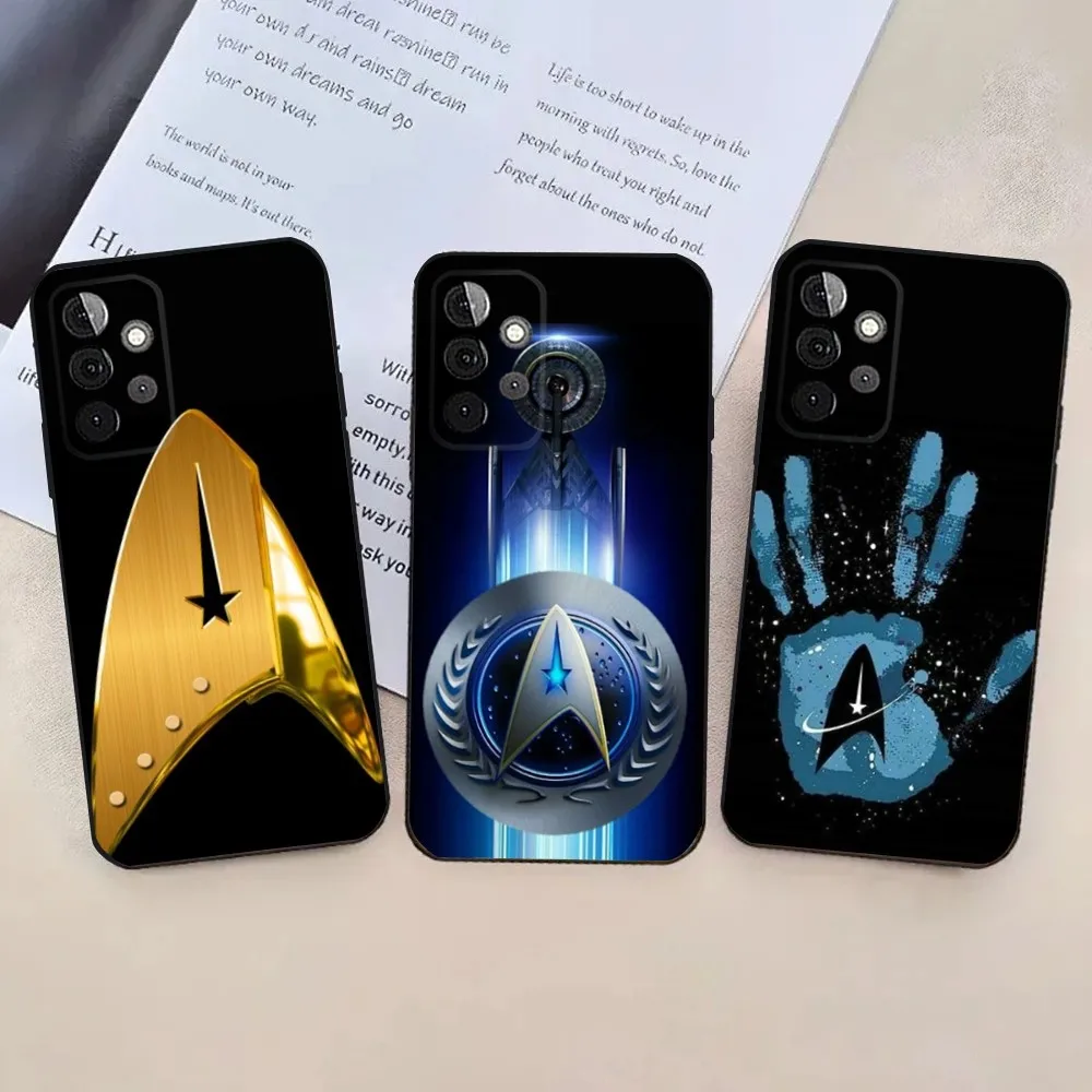 S-Star Trek Ships   Phone Case For Samsung Galaxy A13,21s,22,31,32,52,53,71,80,91 Soft Black Cover