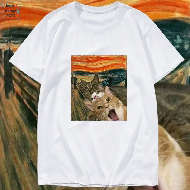 

2025 New Fun and Funny Cartoon Sports Dog Cat Fitness Cartoon Pure Cotton T-shirt Boys' T-shirt Shiba Inu Cute