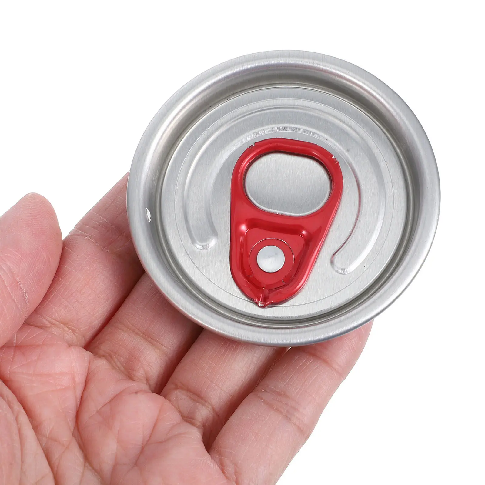 10Pcs Aluminum Easy-Open Full-Open Can Lids for Beer Soda Fizzy Drinks Preserve Carbonation Prevent Leakage Reusable Beverage