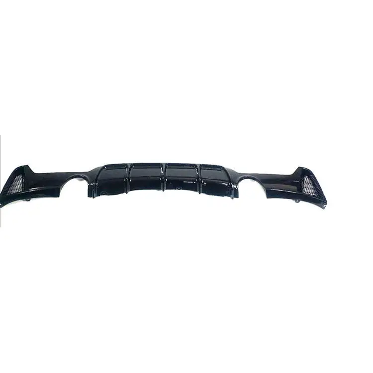 

Rear Bumper Lip Spoiler Protector Plastic ABS PP MP GLOSS BLACK Rear Diffuser for BMW 2 Series F22