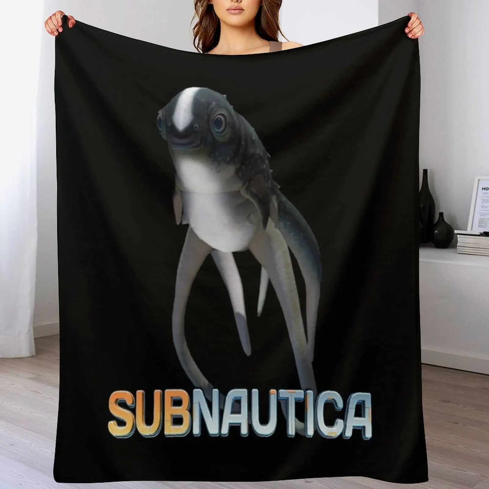 

Subnautica - Cuddlefish Throw Blanket Custom Softest anime Sofa Throw Blankets