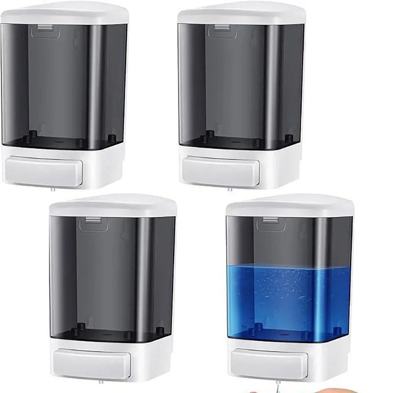 

1000ML Large Capacity Shower and Lotion Dispenser Waterproof Shampoo Shower Gel Container Wall Mount for Home Hotel Restaurant