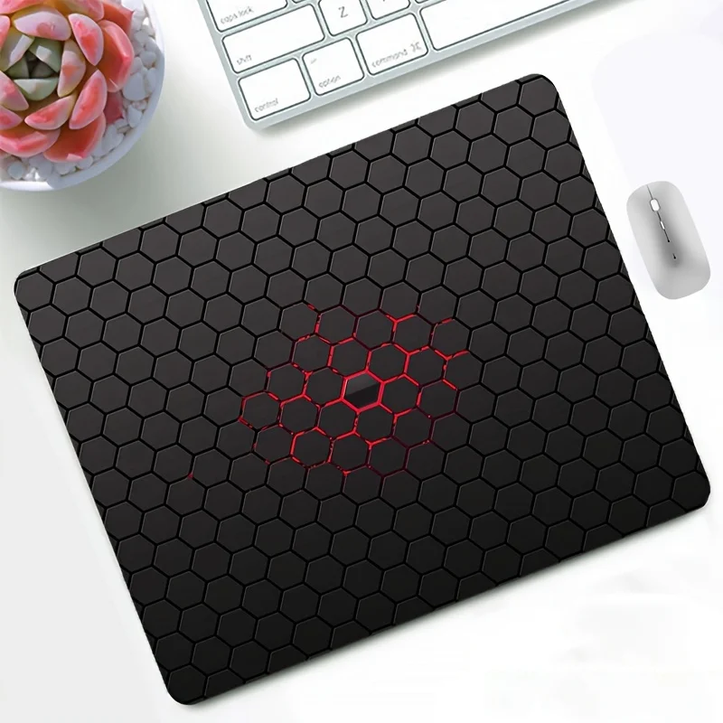 

Geometric anime wind rubber mouse pad: 22*18 cm, non-slip,suitable for gaming and office mouse and keyboard table gaming pc mat