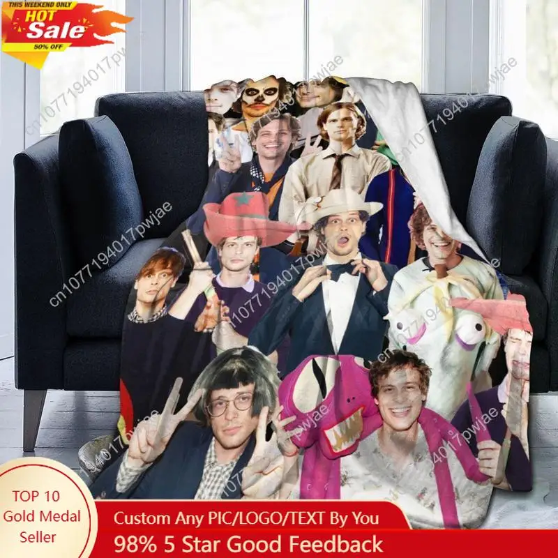 Criminal Minds Soft Cozy Fleece Blanket for Sofa Office Car Camping Yoga Travel Home Decor Cozy Plush Custom Blankets