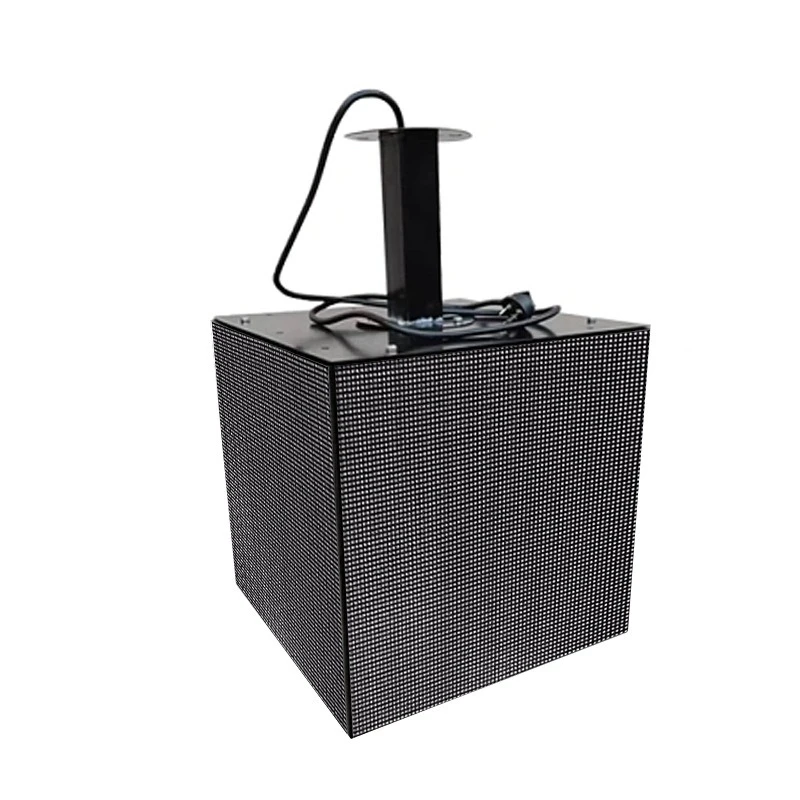 Rubik's Cube screen bar KTV exhibition hall store advertising screen hanging side hanging outdoor LED three-dimensional screen