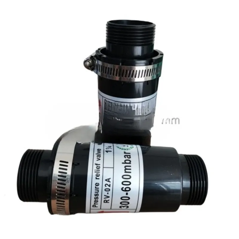 

Side channel ring blower pressure vacuum relief valve ventilation valve air
