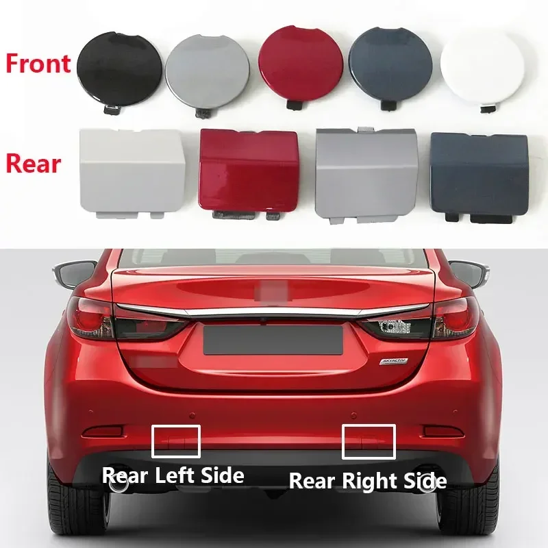 

For Mazda 6 Atenza Sedan 2013 2014 2015 2016 Front Rear Bumper Towing Hook Cover Hauling Eye Cap