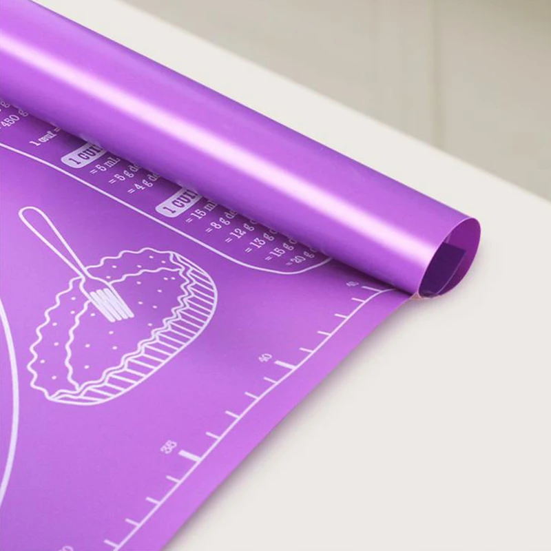 /KQM/Silicone Baking Mats Sheet Pizza Dough Non-stick Maker Holder Pastry Kitchen Accessories Cooking Tools Utensils Bakeware