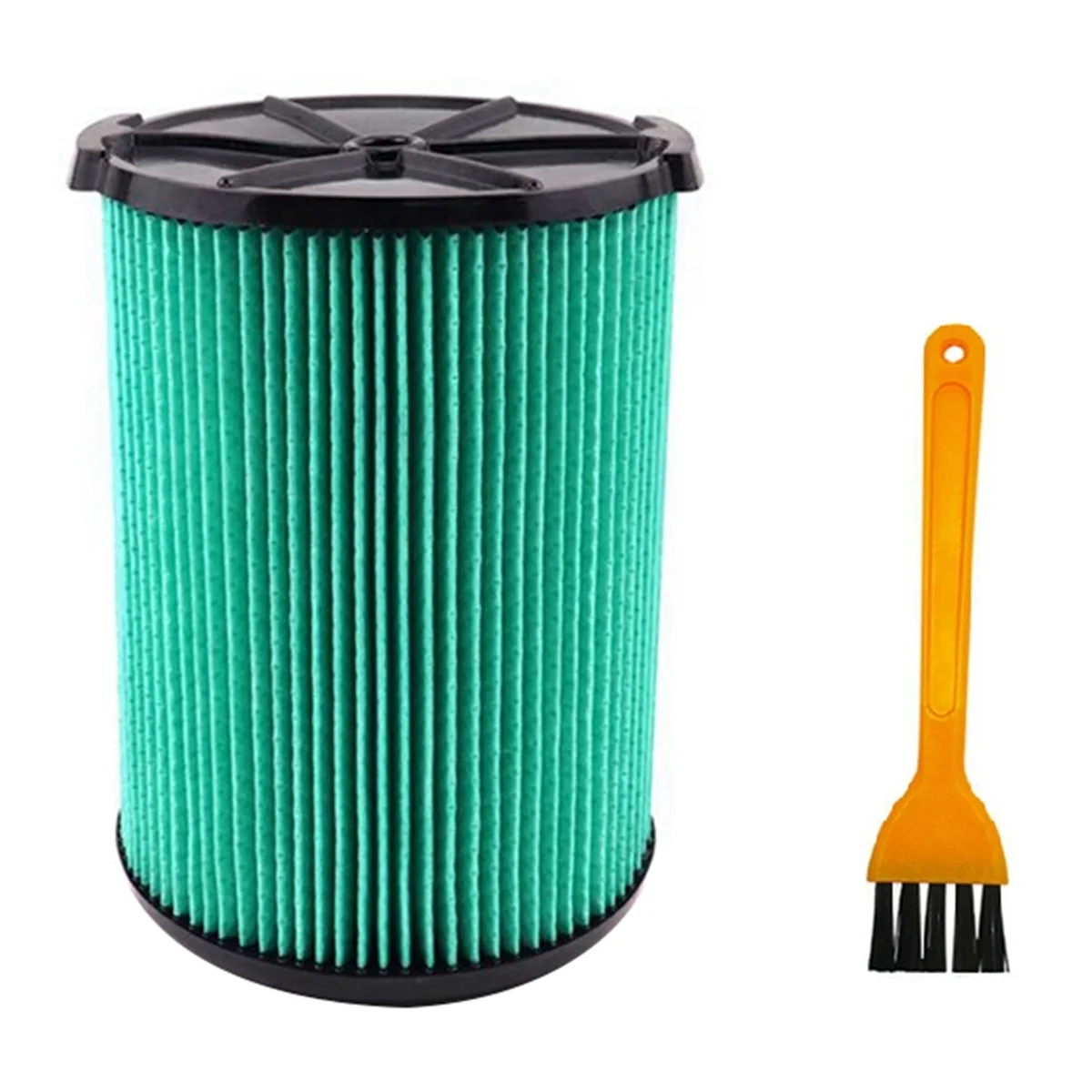 HEPA Replacement Filter for Ridgid VF6000 Vacuum Cleaner Parts Vacuum High-Efficiency Air Filter with 1Pc Brush