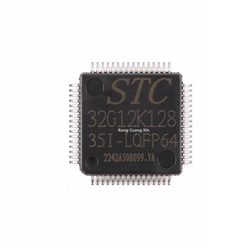 

New Original 32G12K128 STC32G12K128-35I-LQFP64 32-Bbit 8051 Core Microcontroller Chip IC