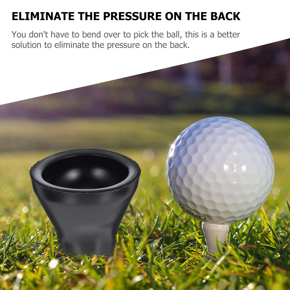 3 Pcs Ball Picker Golf Watch Accessories Sport Putter Practice Putting Mat Exerciser Sucker