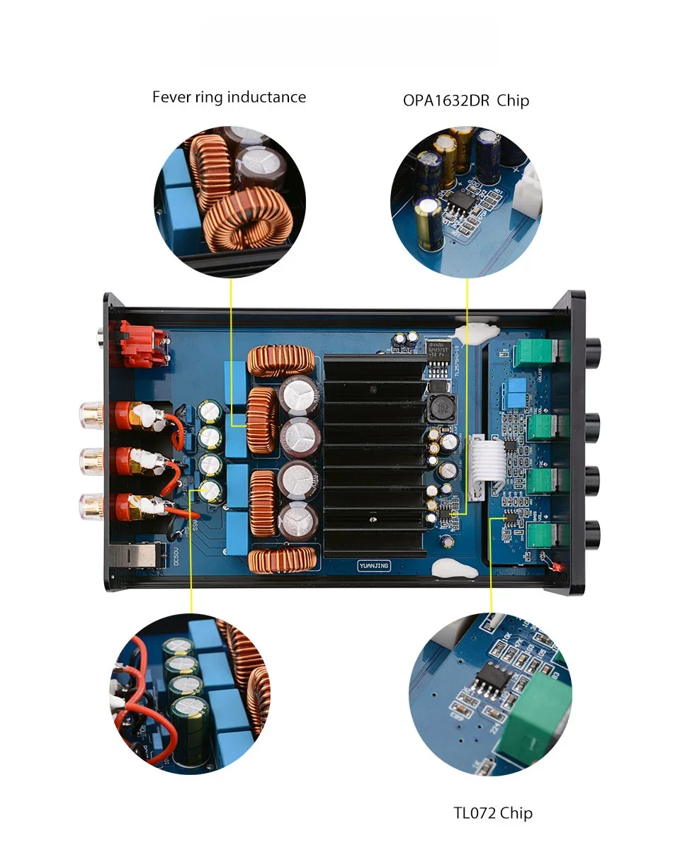 

GAP-5630A 5.1 Channel Power Amplifier With High Quality