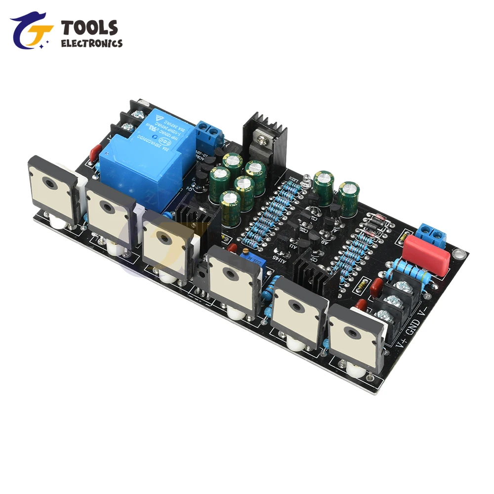 アップグレード版 300W モノラルパワーアンプ 1943 + 5200 ハイパワーチューブアンプボード、スピーカー保護回路付き