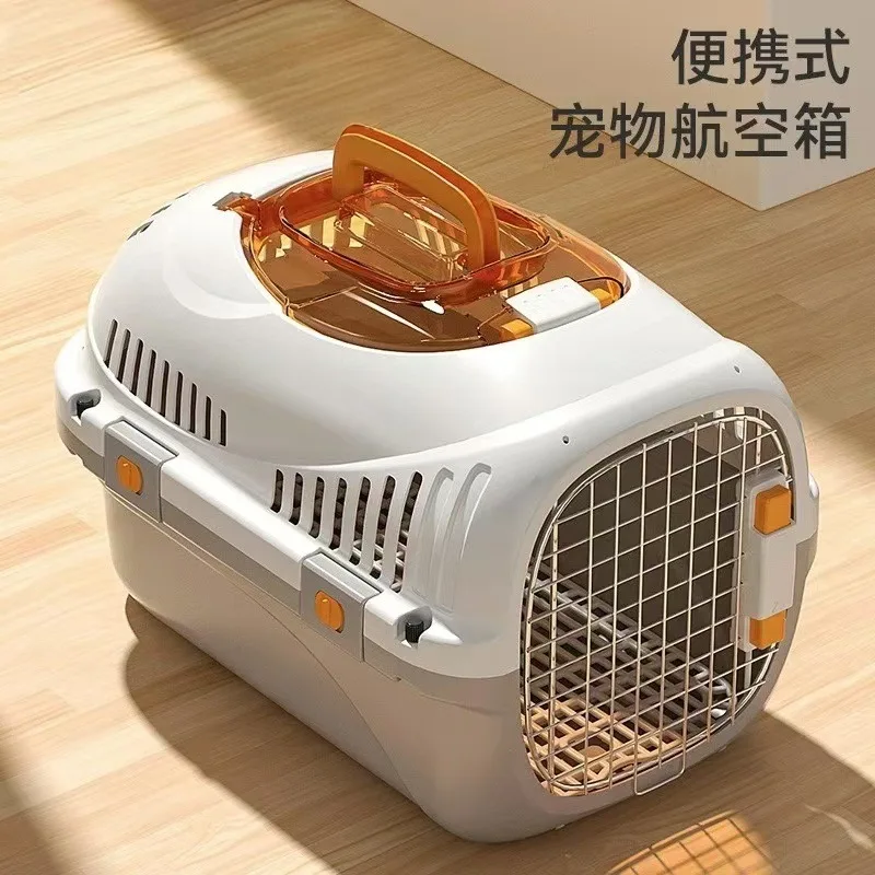Airline Carrier Pet Handheld Box Rabbit Transport Anti Stress Bag Outdoor Portable Car Cat Cage
