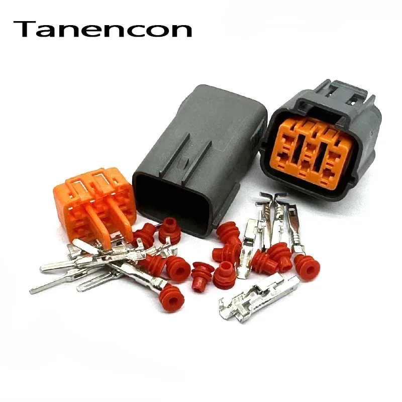 1Set 6 Pin 6195-0021 6195-0024 Exhaust Gas Recirculation Valve Connector Accelerator Pedal Position Sensor Plug for Nissan Mazda