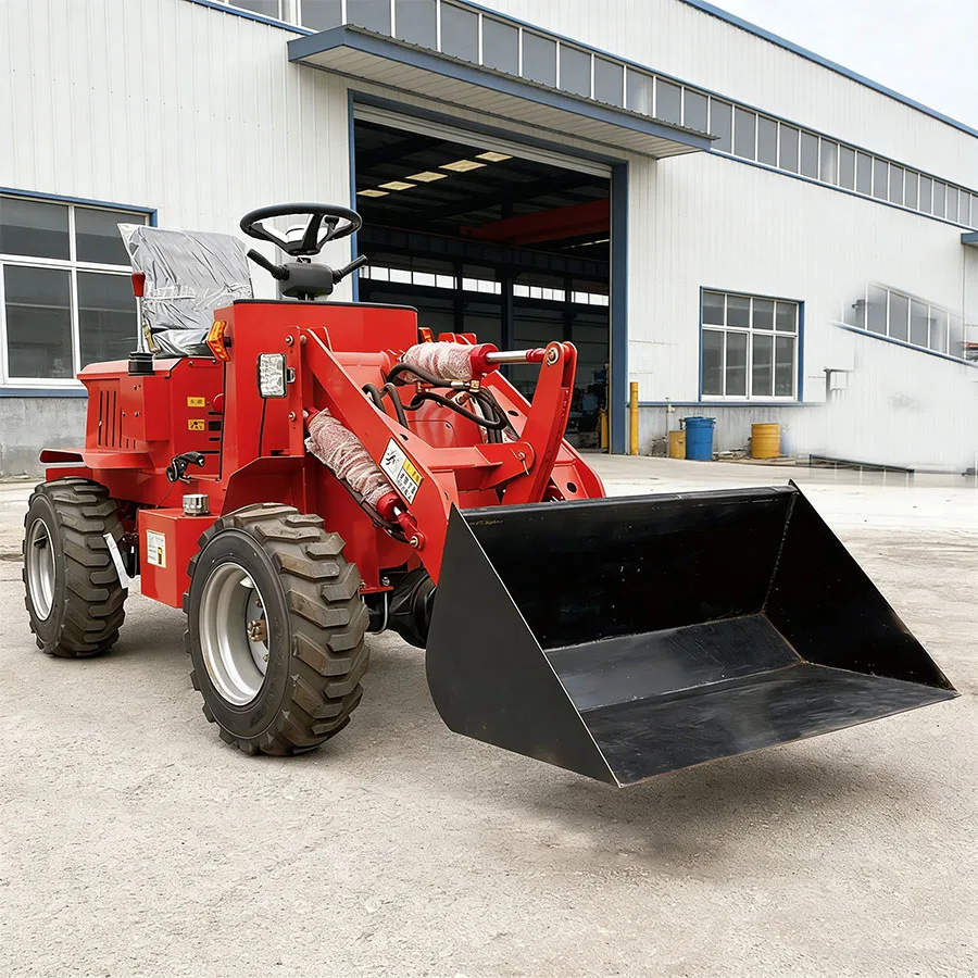 

EPA Mini loader 700kg 800kg CE Diesel Engine 2-year Warranty Three Wheel Skid Steer Loader for Sale Loader with Bucket
