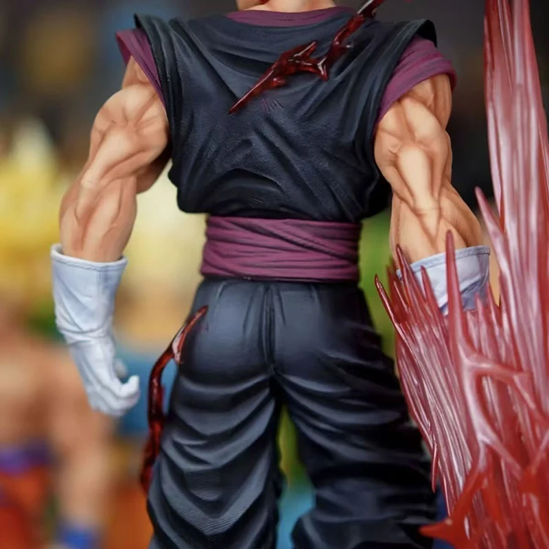 Neue 38 cm Dragon Ball Anime Vegetto 2,0 Austauschbare 3 Köpfe Figur Pvc Modell Puppe Gk Statue Sammeln Action Figur geschenk Spielzeug